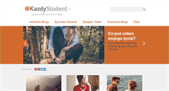Desktop Screenshot of kazdystudent.pl